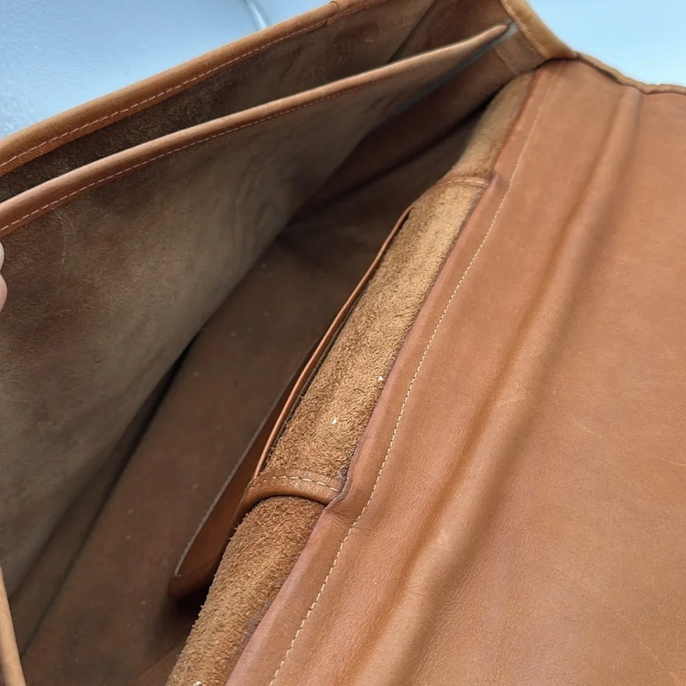 Vintage Coach Briefcase Tabac